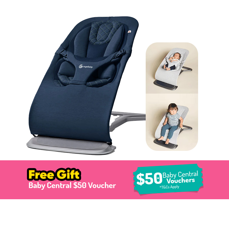 Ergobaby Evolve 3 in 1 Bouncer + FREE GIFT